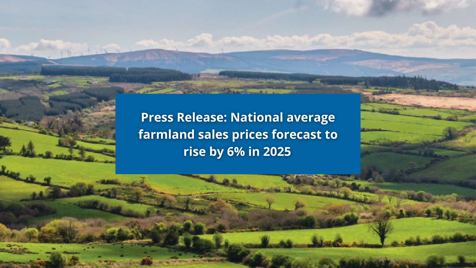 Press Release: SCSI/Teagasc Agricultural Land Market Review and Outlook Report 2025 